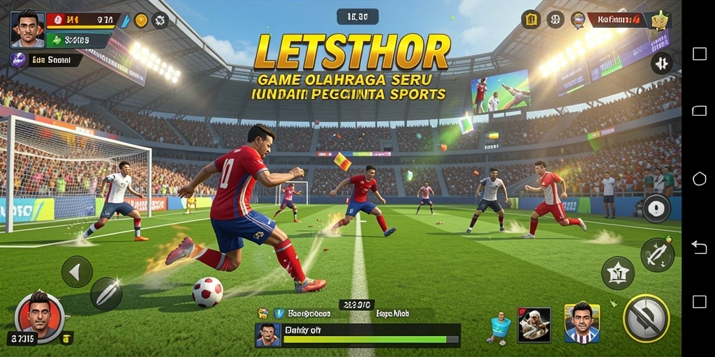 Tangkapan layar utama menunjukkan aksi seru dari LETSTHOR.