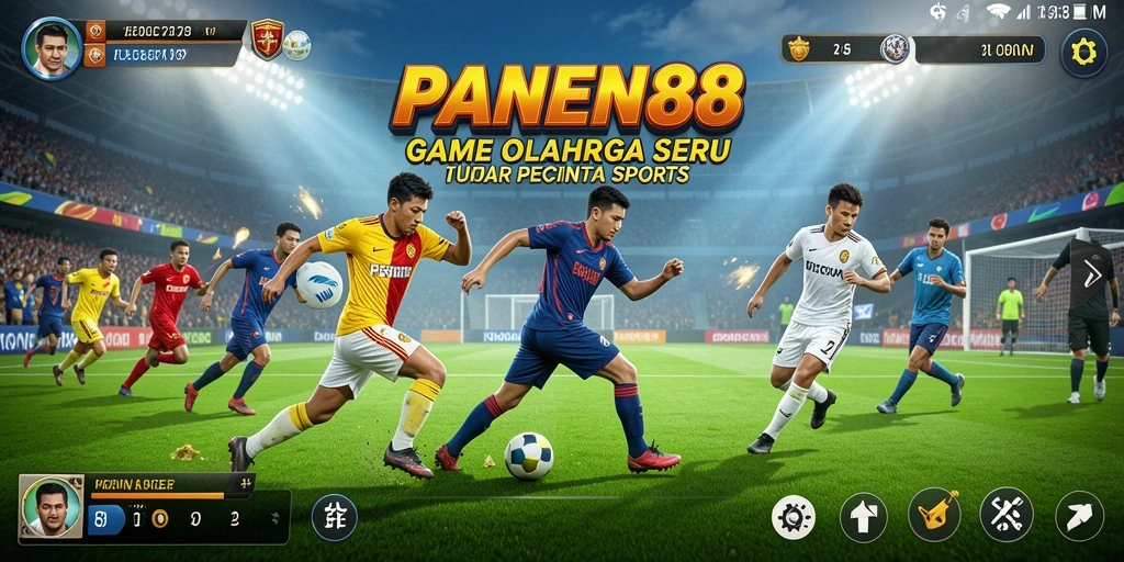 Tampilan gameplay yang mendebarkan dalam PANEN88 saat bertanding.